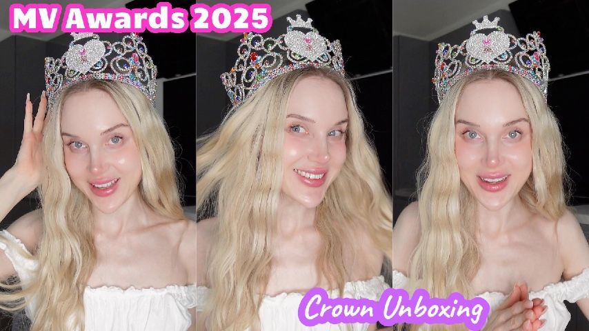 MV Awards Winner Crown Unboxing and Try On - MV Awards 2025