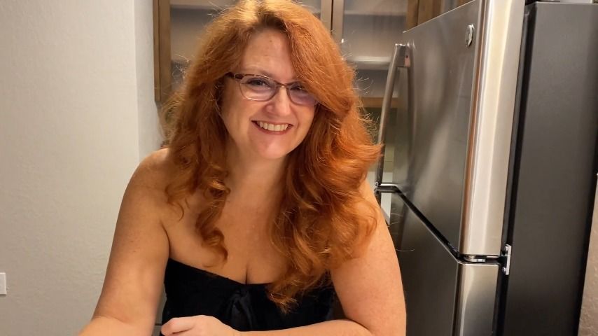 Mature Redhead Seduces Younger Neighbor