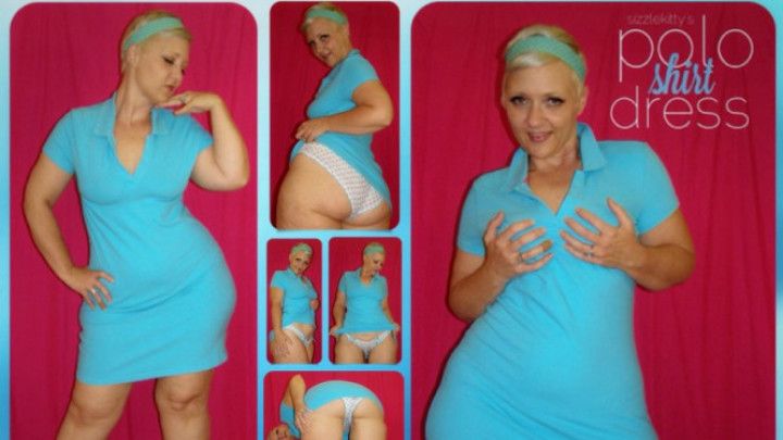 polo SHIRT dress: creampied on a couch