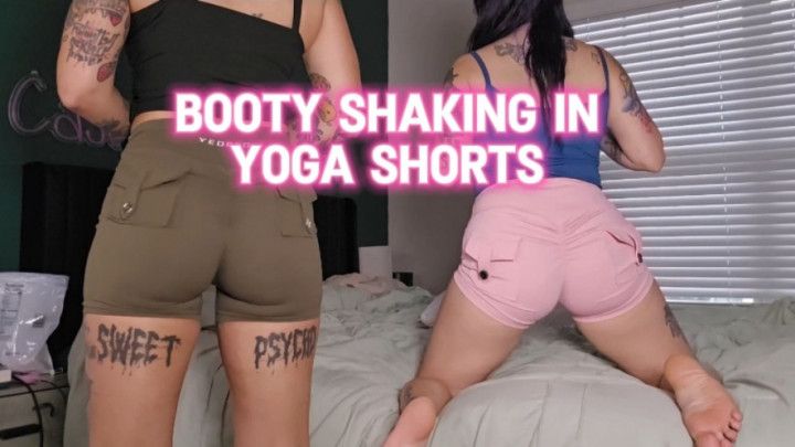 Booty Shaking in Yoga Shorts