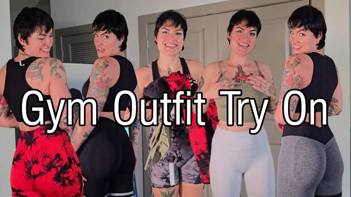 Gym Clothes Try On