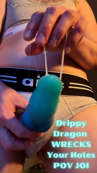Drippy Dragon Facefuck and Pegging POV JOI
