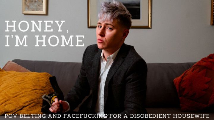 Jaq Spanks You With Leather Belt and Fucks Your Ass