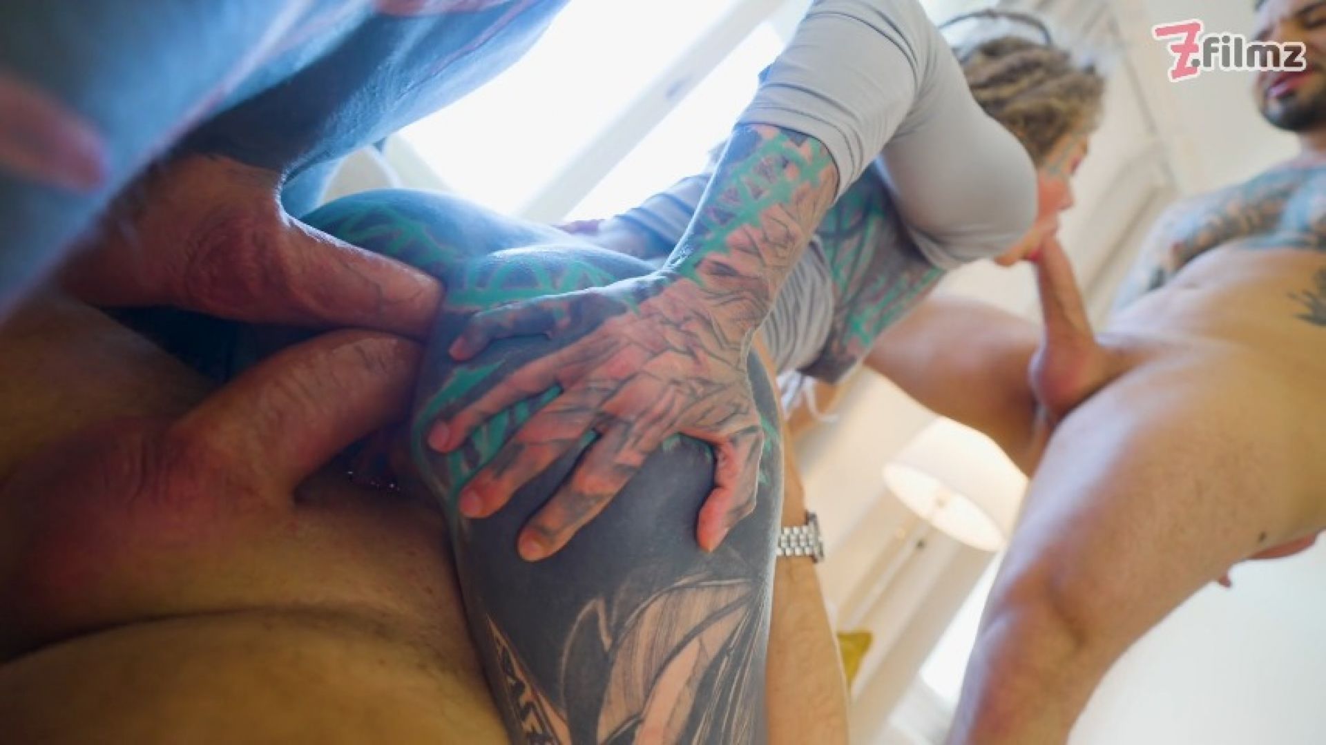 DOUBLE ANAL for a Tattooed Slut! ANAL DESTRUCTION Part 3