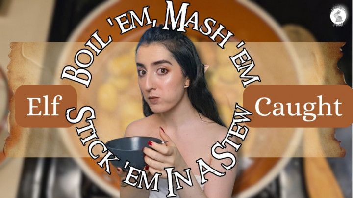 Elf Caught Eating Potatoes