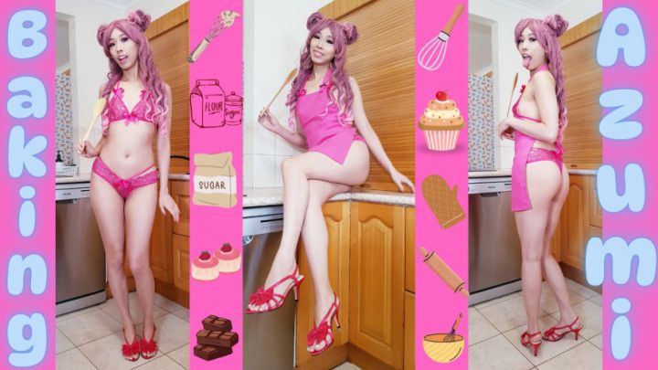 Baking with Azumi - SFW Edition