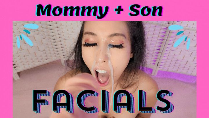Step-Mommy &amp; step-Son - Facials