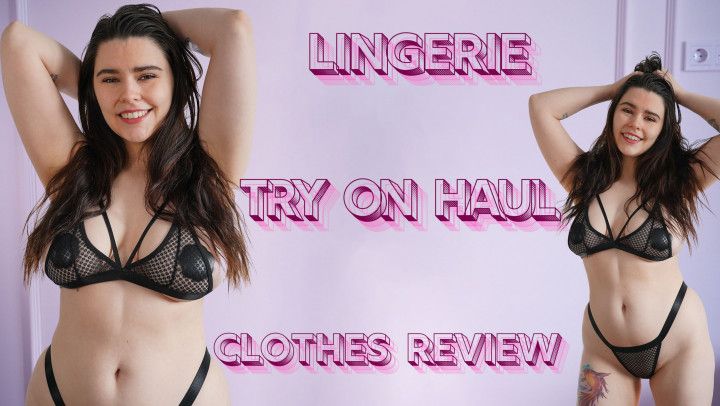 Transparent Hot Lingerie Try On Haul