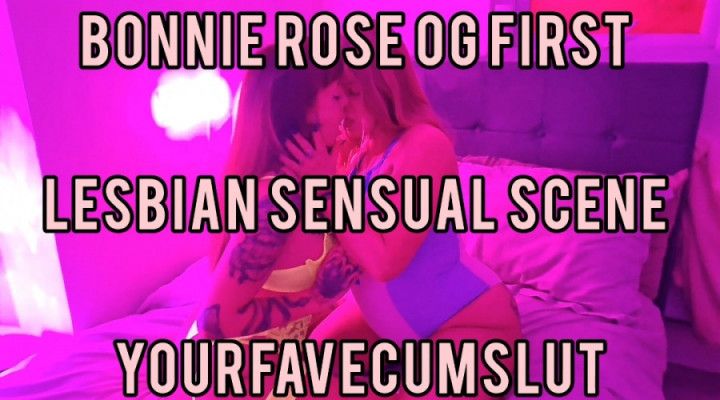 FAMOUS FAKE TAXI BONNIE ROSE FIRST EVER SENSUAL LESBIAN SCEN