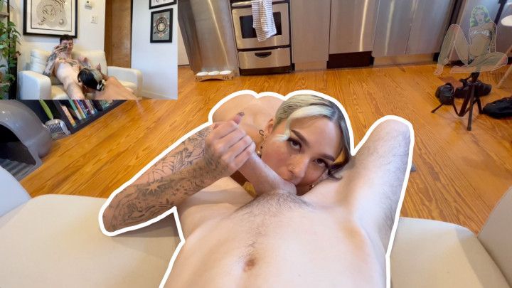 POV BJ &amp; Creampie