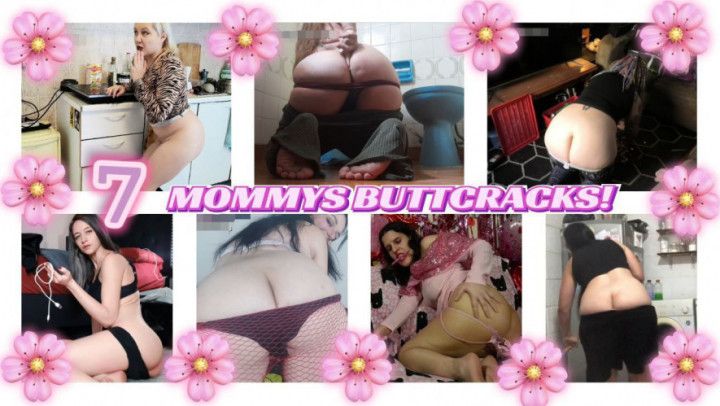 SEVEN step-MOMMYS HUGE BUTTCRACKS