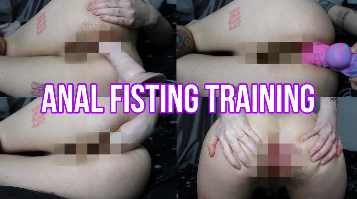 Anal fisting training