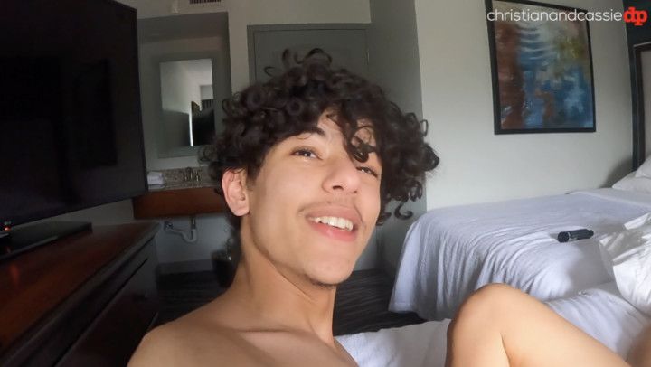 ARAB 18YO boy does MFM  DVP DOUBLEVAGINAL THREESOME #92