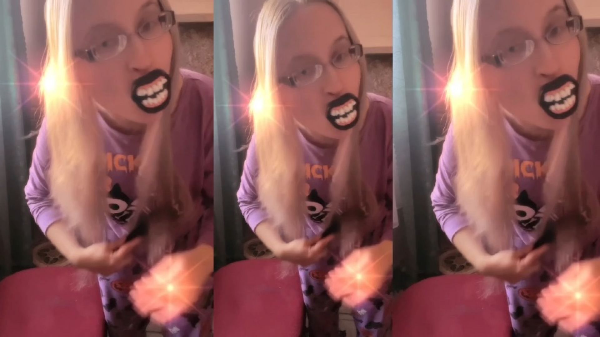 ASMR I am brushing my hair with lollipop listen in headphone