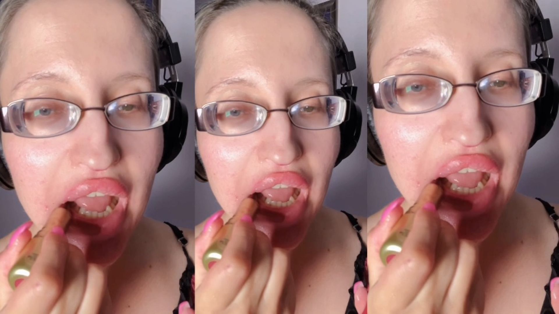 ASMR PAPRIKA PEPPER EATING - listen in headphones for effect