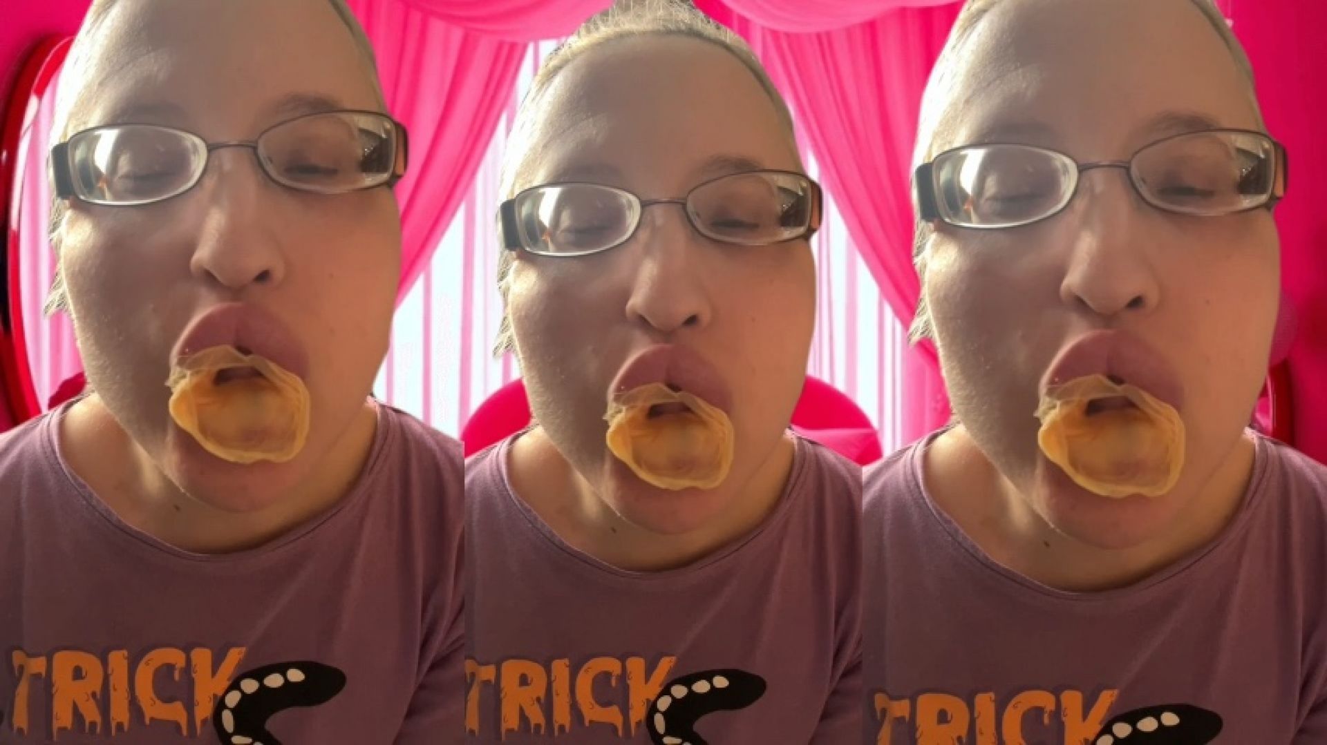 ASMR Bursting Bubblegum Bubbles