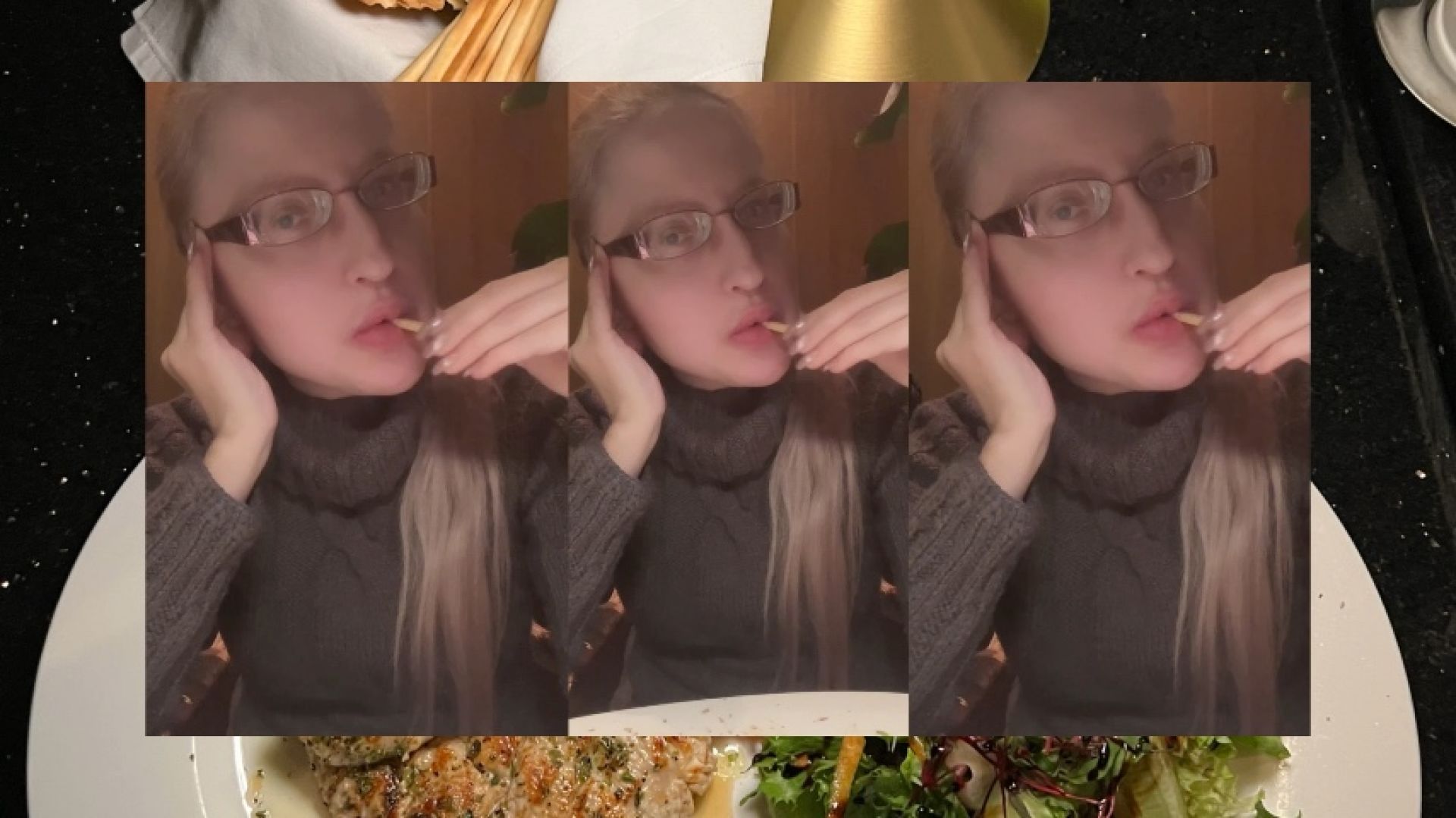 ASMR Dinner in Restaurant