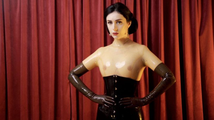 Chastity training with anal plug