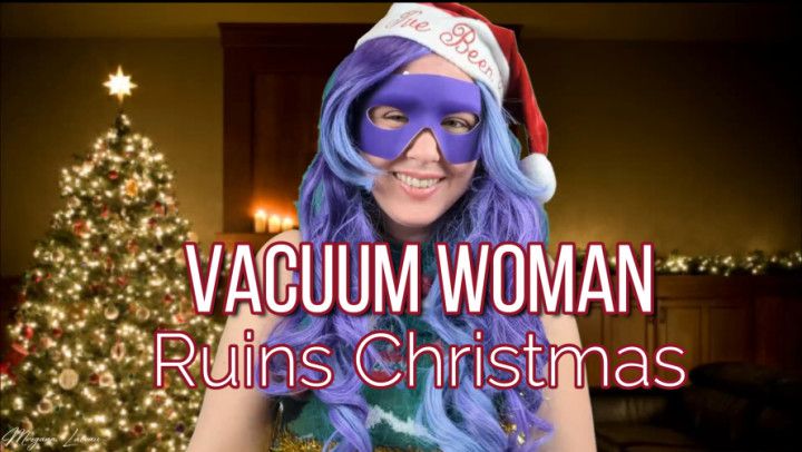 Vacuum Woman Ruined Christmas-Giantess