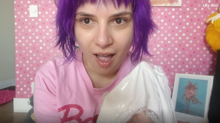 girlfriends step-sister catches panty stealer