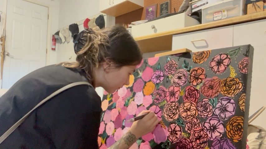 Floral painting