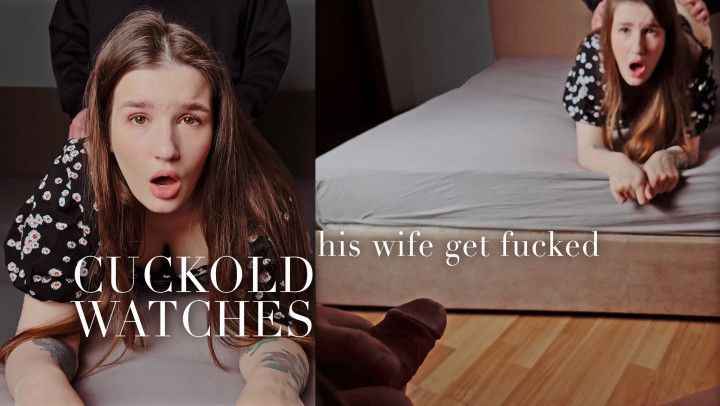 CUCKOLD HUSBAND WATCHES YOUNG GUY FUCK AND BREED HIS WIFE 4K