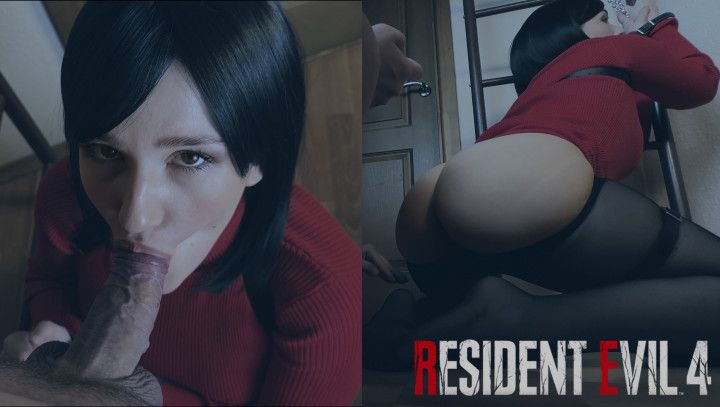 ADA WONG WAS TIED UP AND FUCKED NYLON FOOTJOB AND FACIAL 4K