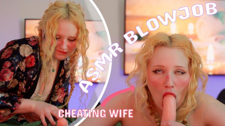 ASMR] POV your friend's WIFE giving you SLOPPY BLOWJOB