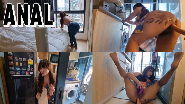 Asian Maid - Anal Riding #Asstomouth Role Play