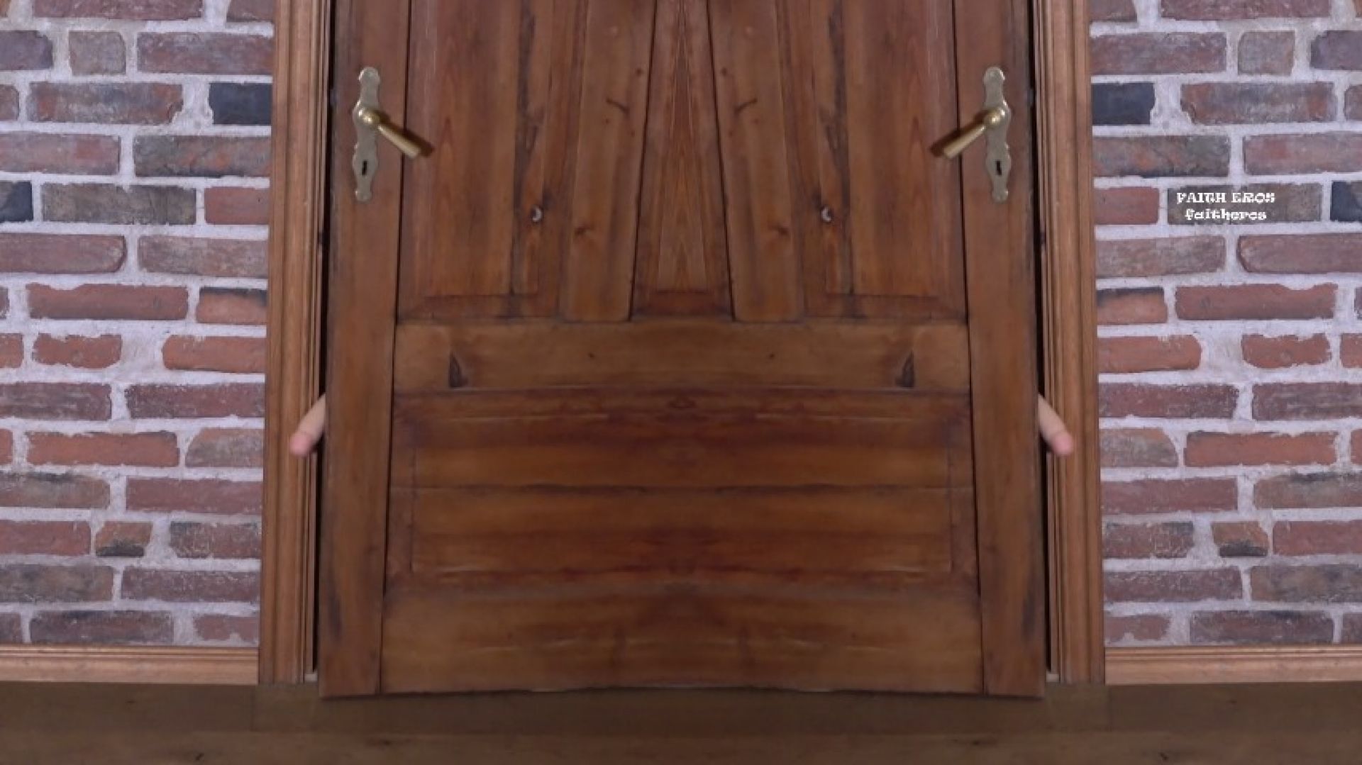 YOUR SANKY PANKY TOY GOT JAMMED BETWEEN THE DOOR