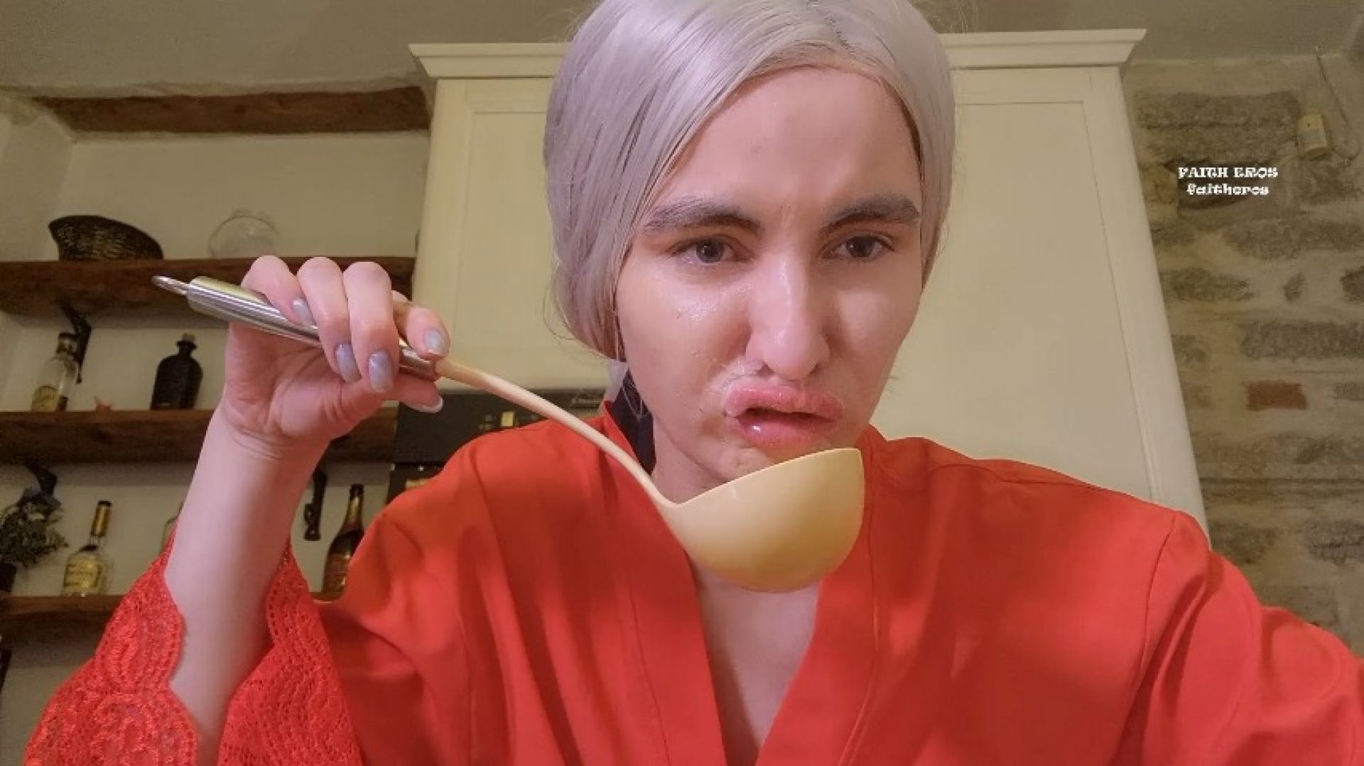 BLOWING NOSE LIKE BANANA