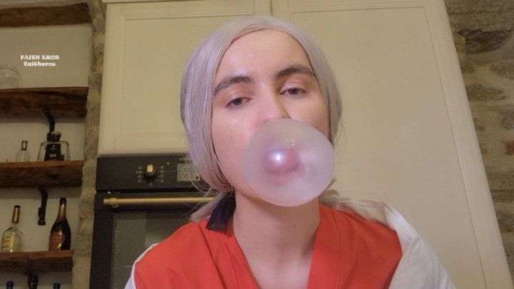 CHEWING AND LAUGHING