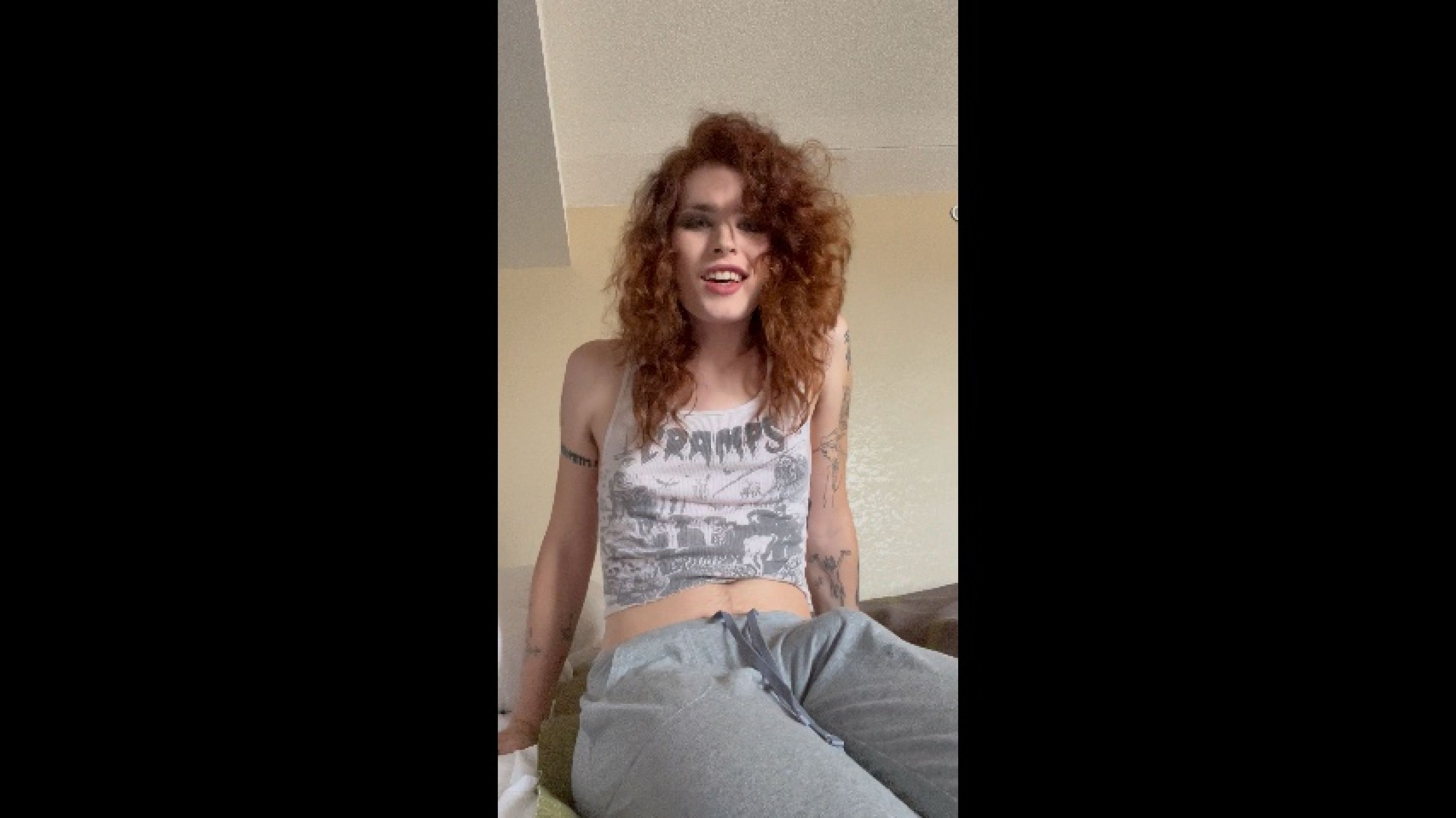 Trans Girl E. Streetcar Caught you Staring at Her Big Cock