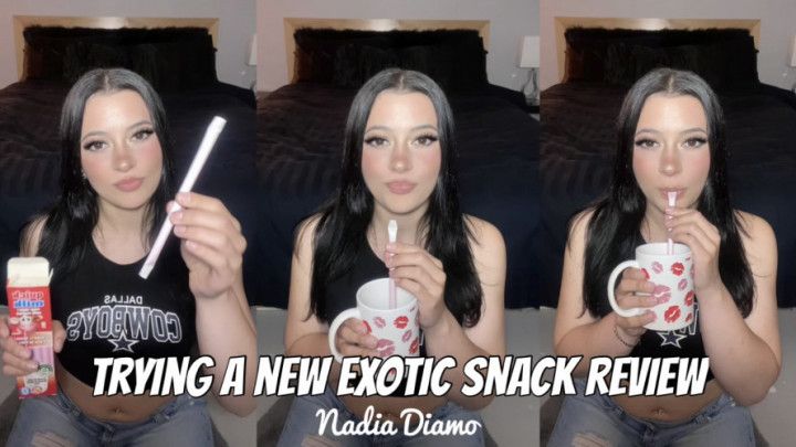 Trying A New Exotic Snack: Drink Review
