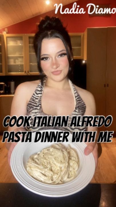 Cook Italian Alfredo Pasta For Dinner With Me