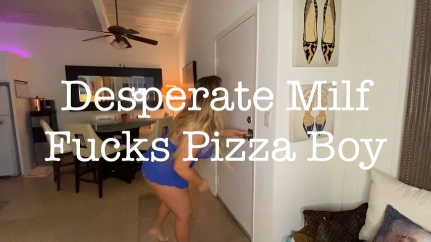 Milf Fucks Pizza Boy - Kalli Kreamin