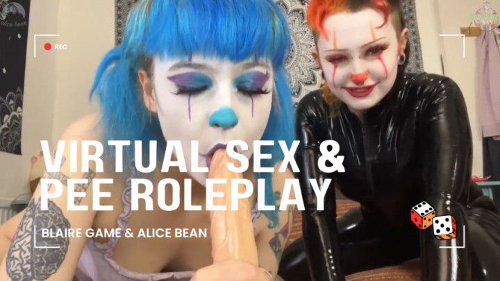 POV Clown Virtual Sex and Pee Roleplay