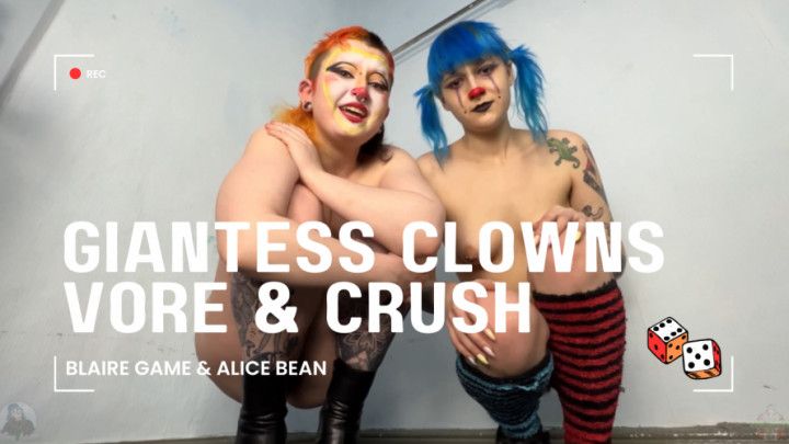 Giantess Clowns Eat and Crush You