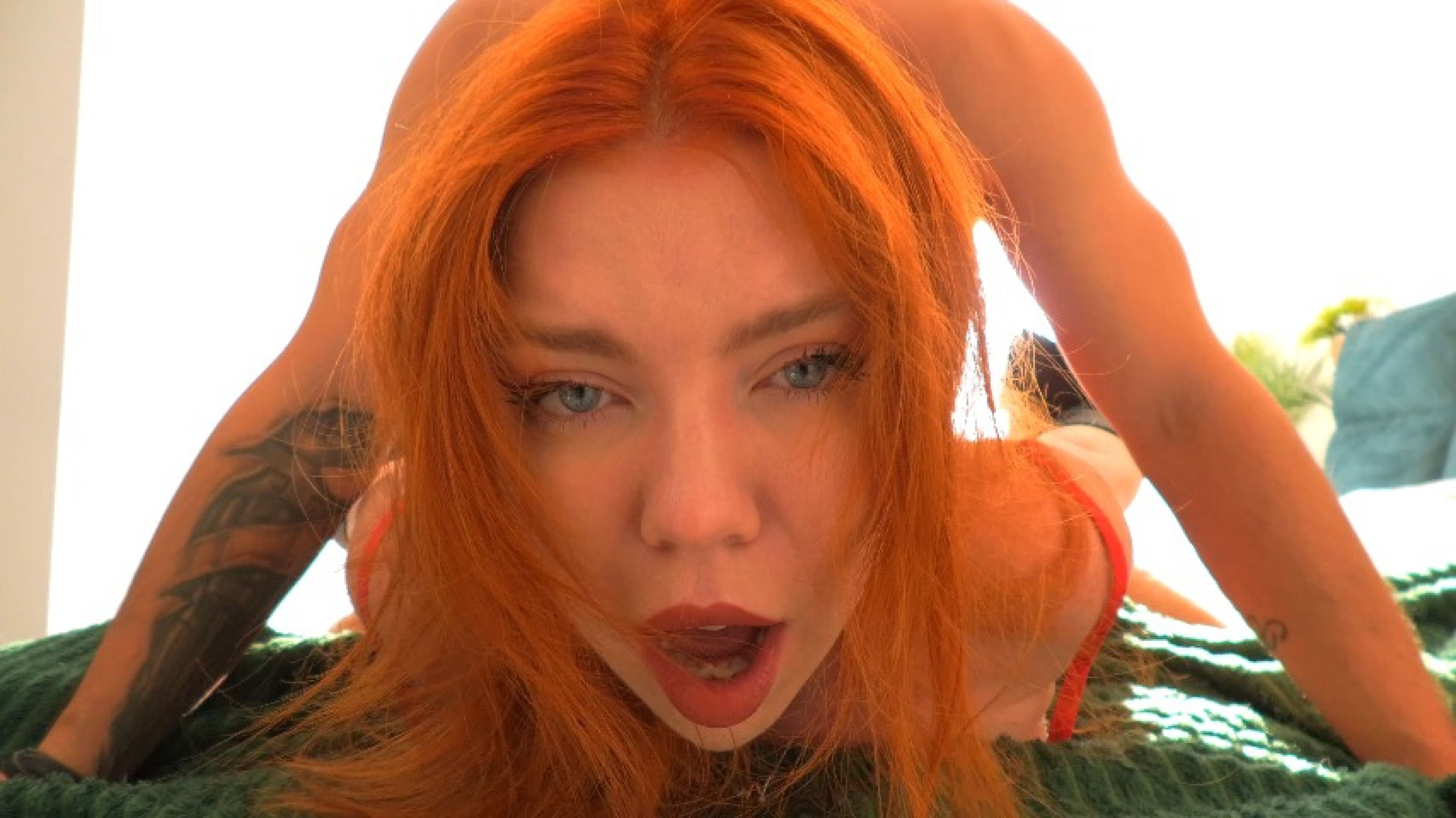 Made the redhead scream with delight