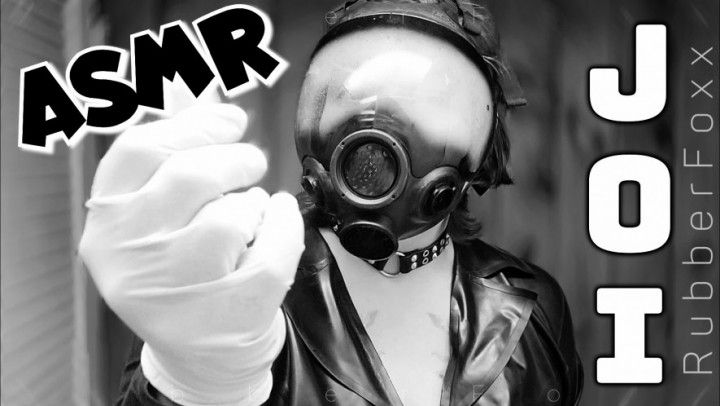 Rubber Fetish ASMR JOI Black + White