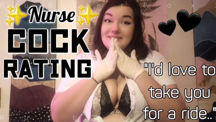 Nurse Craves Your Cock DICK RATING BBW