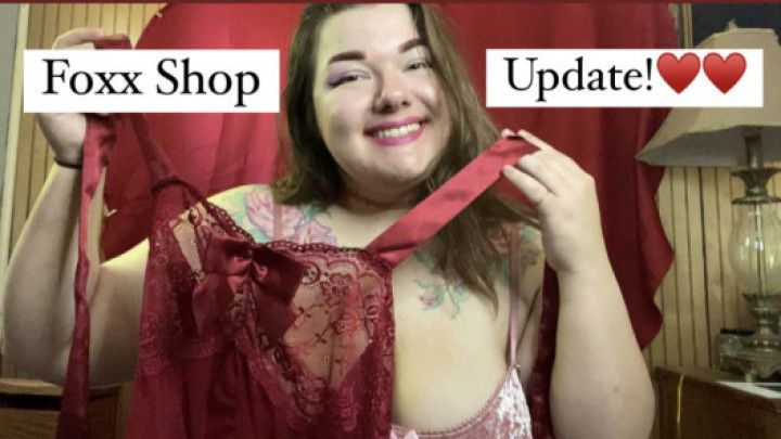Foxx Shop Update LINGERIE FOR SALE