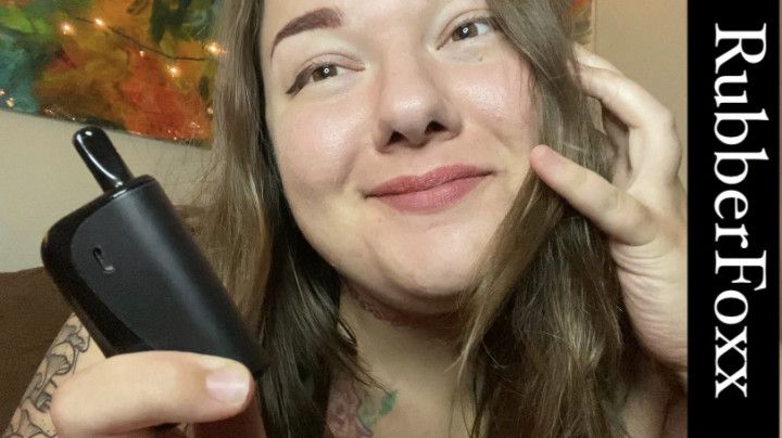 Smoking in Sports Bra and Panties