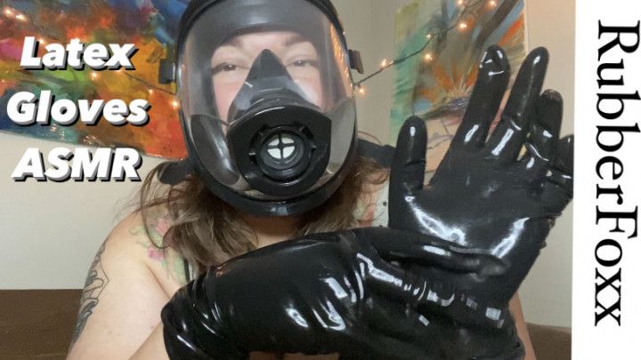 Latex Gloves + Gas Mask Tease ASMR