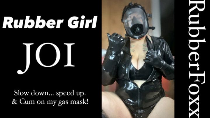 Latex + Gas Mask JOI