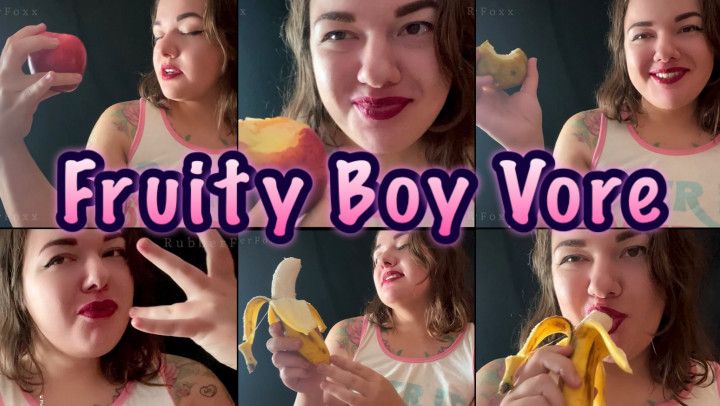Wet + Messy Fruit Boy VORE CUSTOM