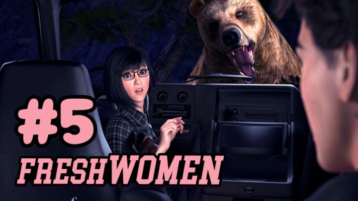 FreshWomen #5 Three Detectives Investigation and a WILD BEAR