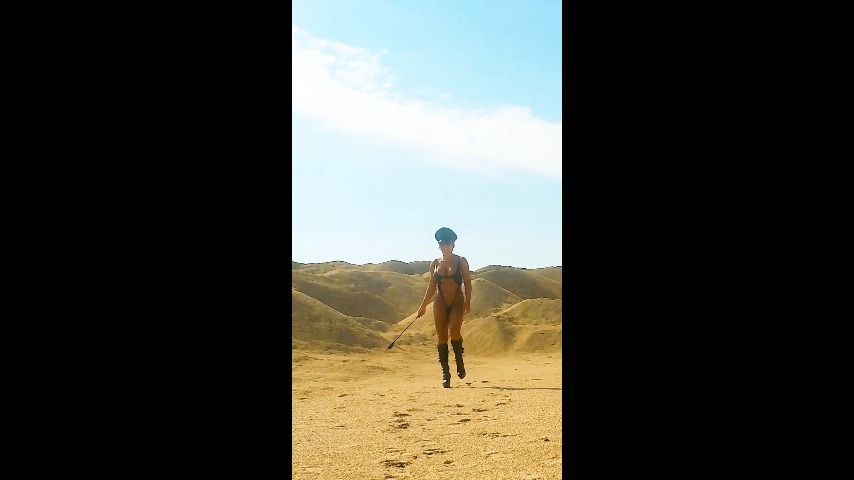 As Dominatrix in the desert