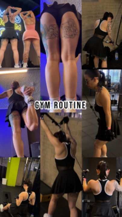 Tuesday of back and triceps training + stretching