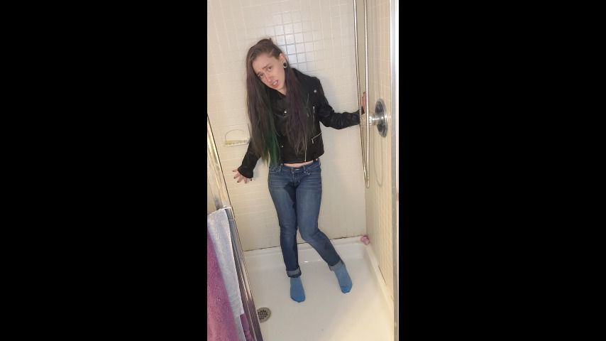 Wetting my pants, undressing